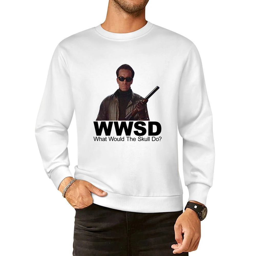 Classic Movie Scarface What Would The Skull Do European Size Pullover Sweater