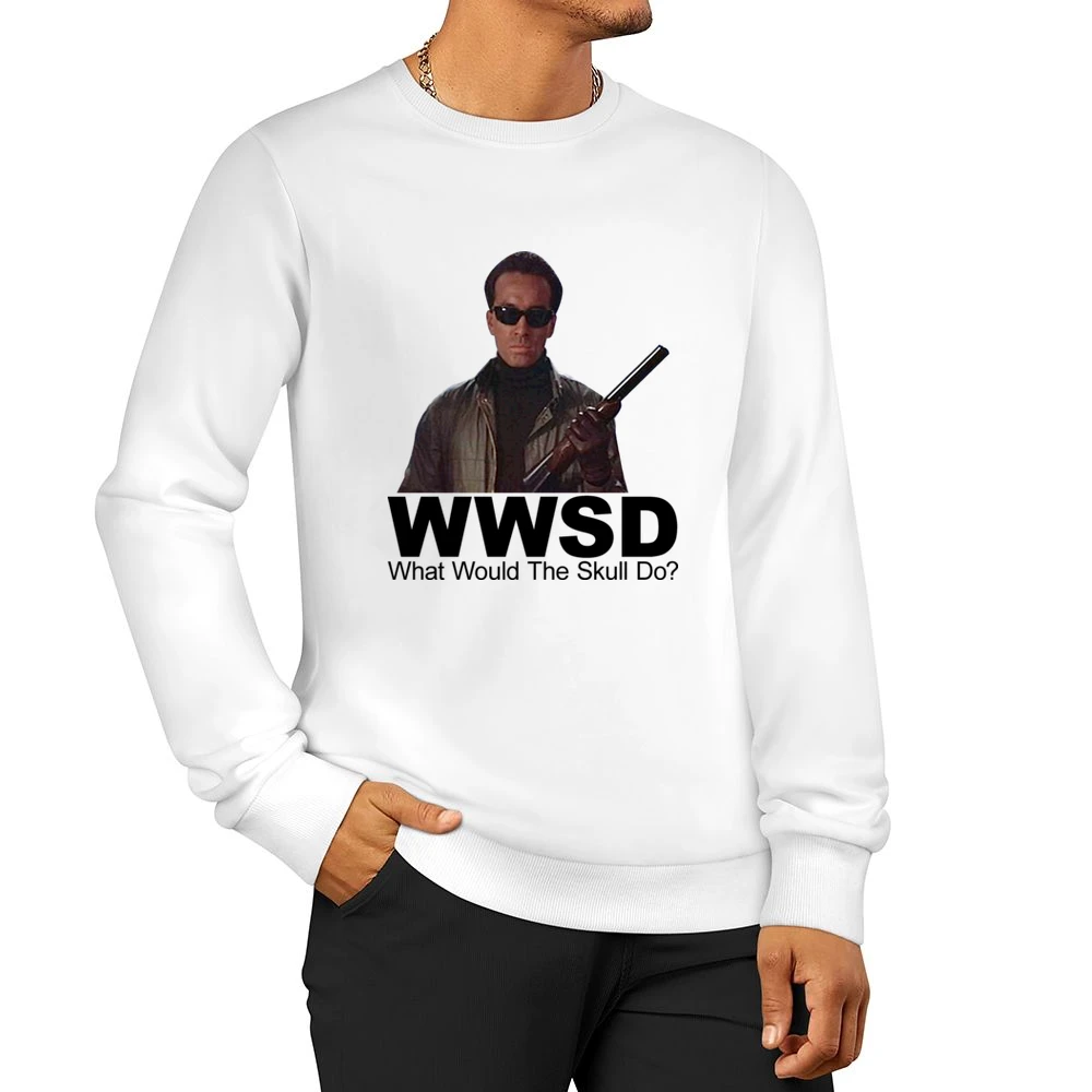 Classic Movie Scarface What Would The Skull Do Men Pullover Sweatshirt