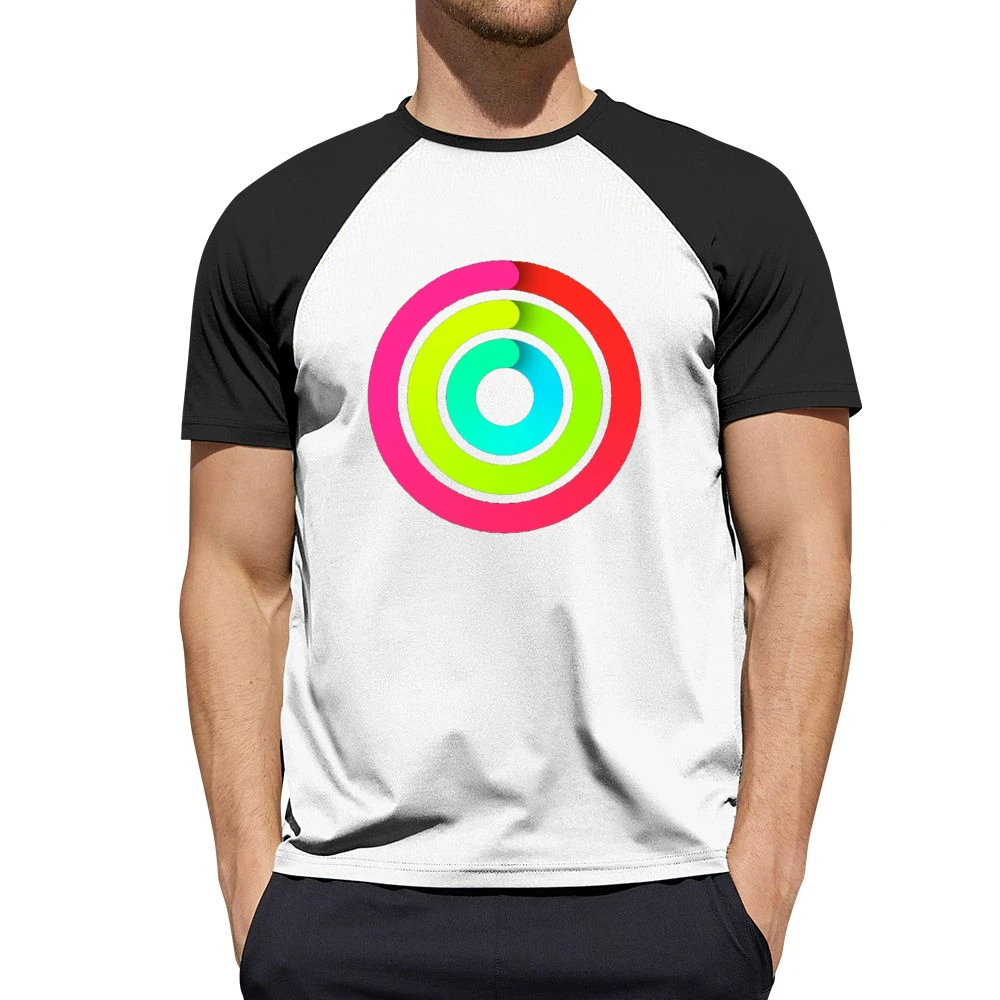 Close the Gaps Fun Popular Apple Watch Activity App Fun Health Graphic Men Short Sleeve T-Shirt