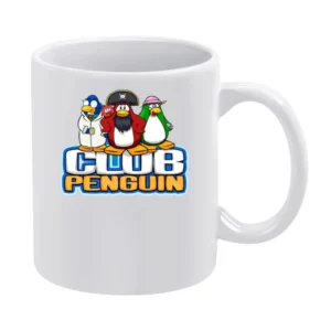 Club Penguin Online Gaming Fun White Mug