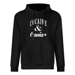 Cocaine And Caviar Fun Popular Drugs Food Graphic Tee Shirt European Size Men Hoodie