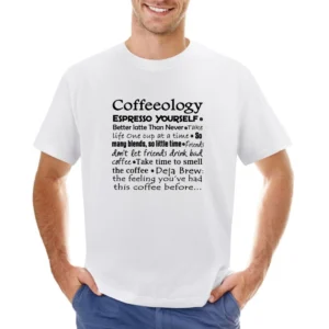 Coffeology Asian Size Men T-Shirt
