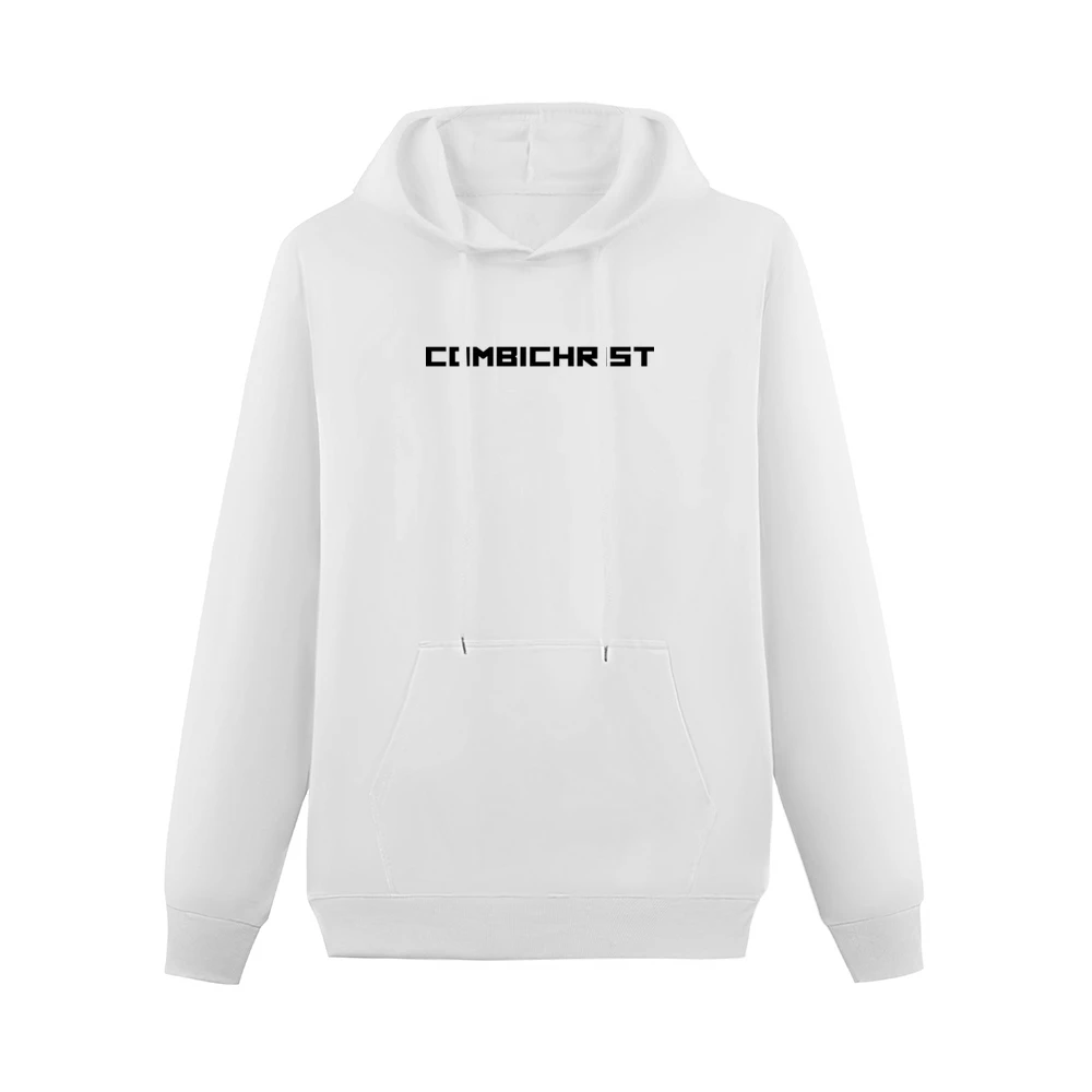 Combichrist black text Logo Men Hoodie With Pocket