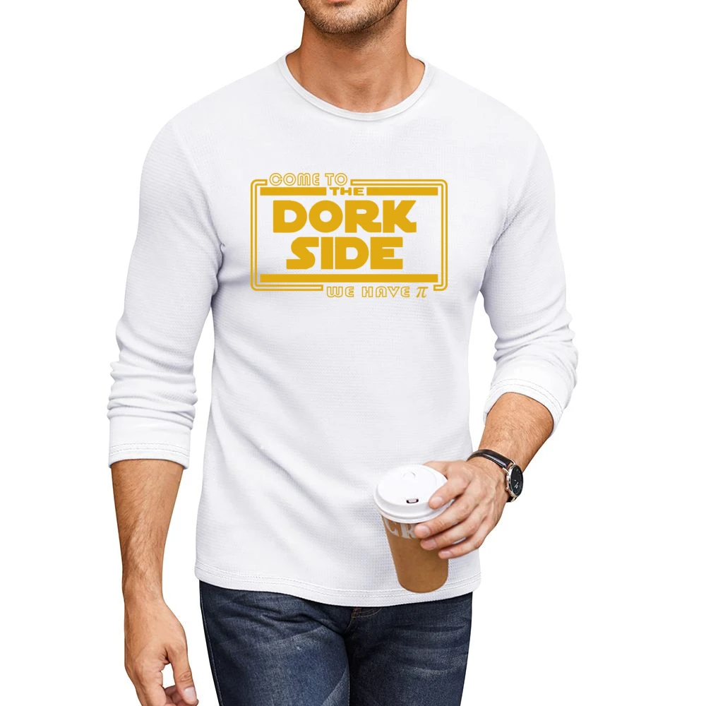 Come to the dork side we have pi Men CrewNeck Long Sleeve T-Shirt