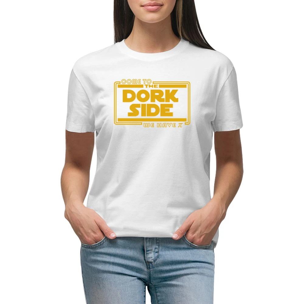 Come to the dork side we have pi Premium Women Ladies T-shirt