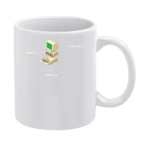 Commodore 64 Blue Screen Video Game Retro 80s White Mug
