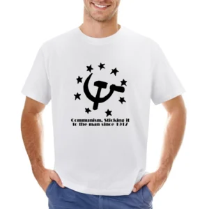 Communism Sticking it to The Man Funny Joke Asian Size Men T-Shirt