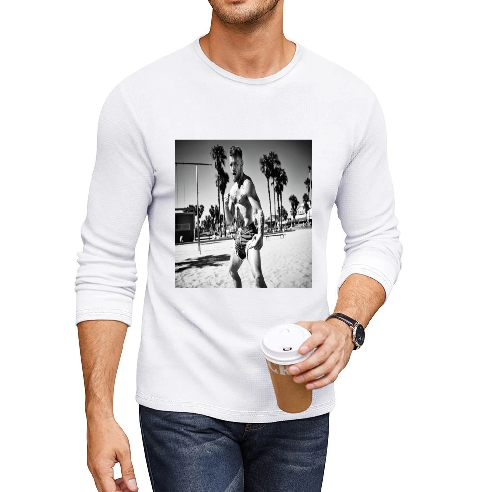 Connor Macgregor Fight Tshirt Men CrewNeck Long Sleeve T-Shirt