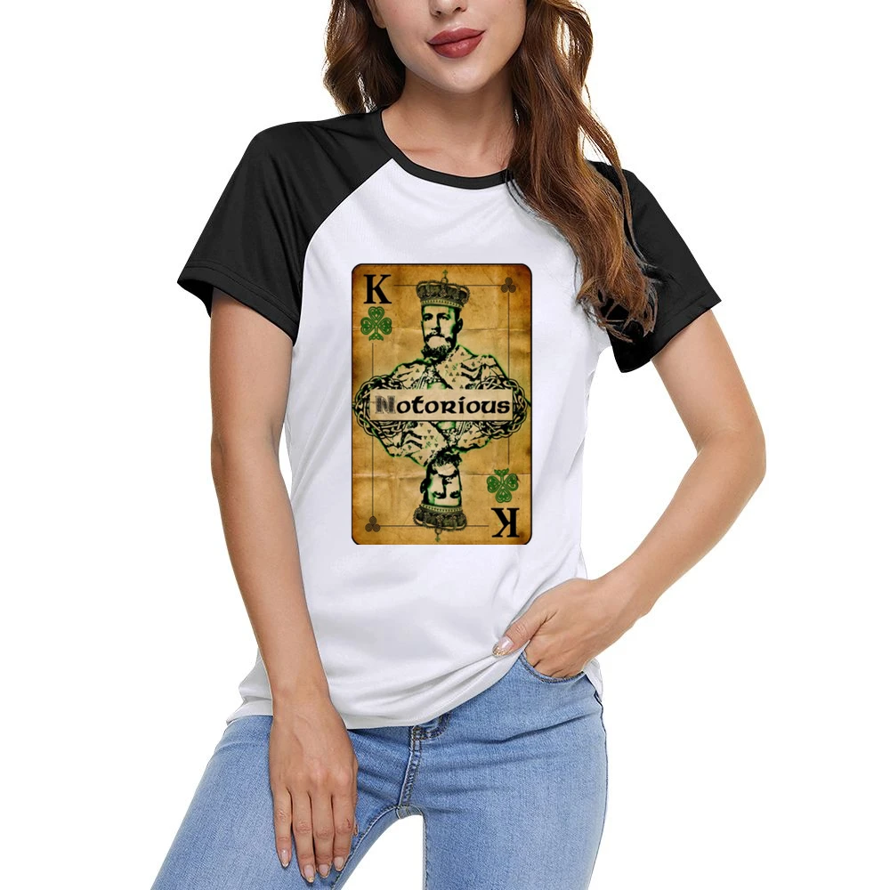 Connor Mcgregor Notorious Tshirt (all Styles And Colors Available) Women Ladies Short Sleeve T-Shirt