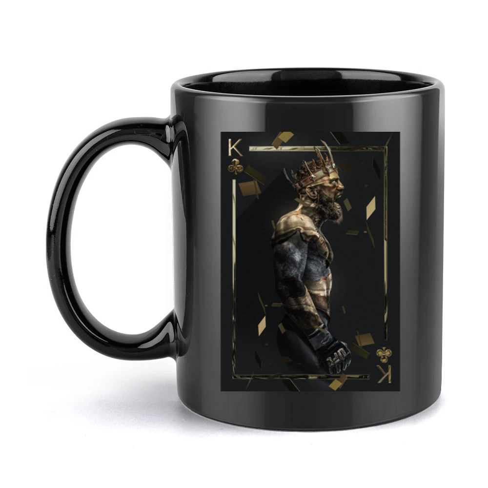 Conor Mcgregor King Of Ufc Mma Fight Fan Black Mug