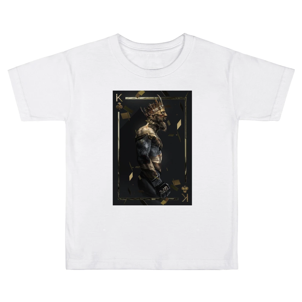 Conor Mcgregor King Of Ufc Mma Fight Fan Kids Boys Girls T-Shirt