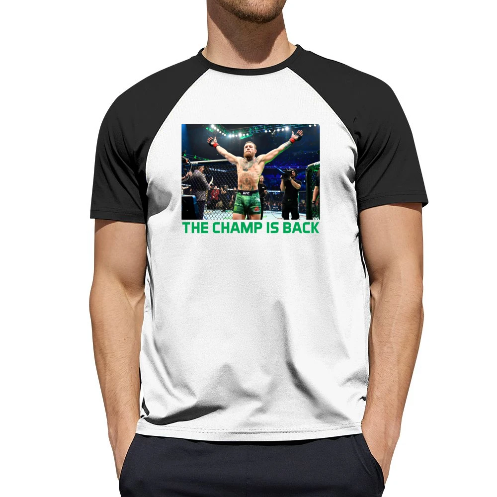 Conor Mcgregor The Champ Is Back Ufc 246 Mma Fight Fan Men Short Sleeve T-Shirt