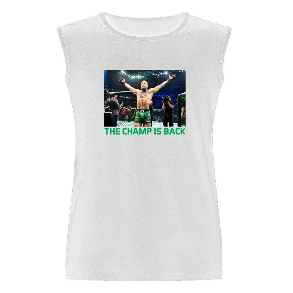 Conor Mcgregor The Champ Is Back Ufc 246 Mma Fight Fan Men Sleeveless T-Shirt