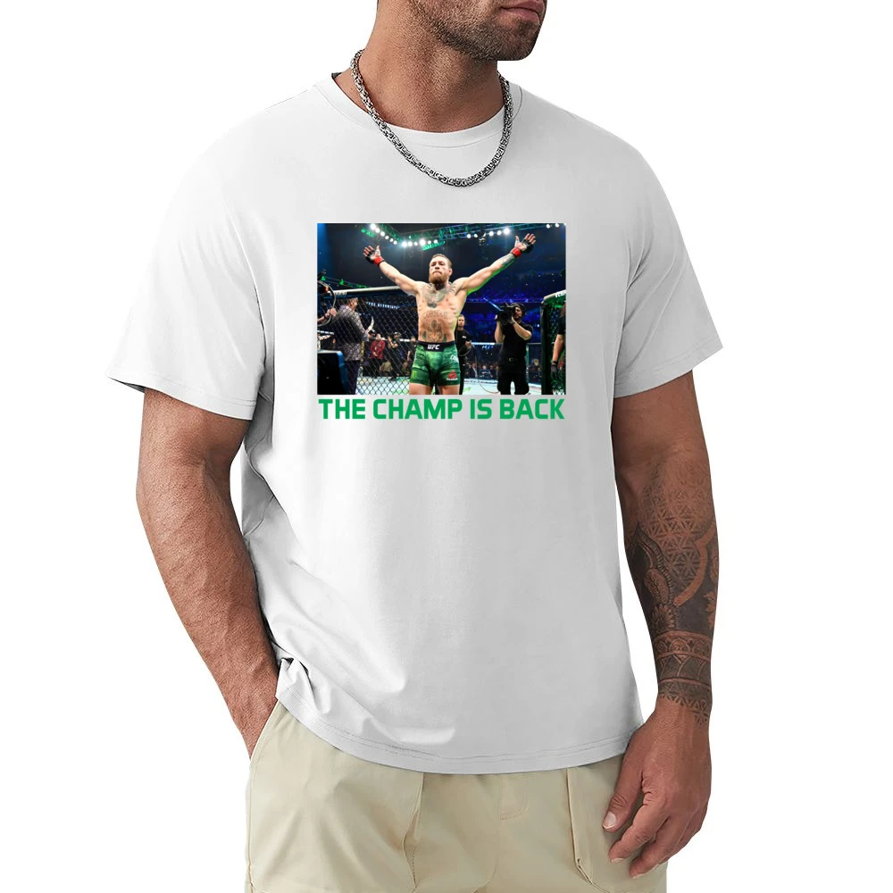 Conor Mcgregor The Champ Is Back Ufc 246 Mma Fight Fan Premium Men T-shirt