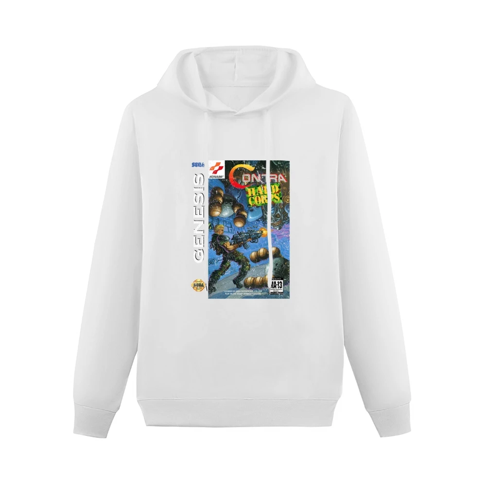 Contra Hard Corps Sega Genesis Old School Retro Video Game Fan Distres Men Hoodie Without Pocket