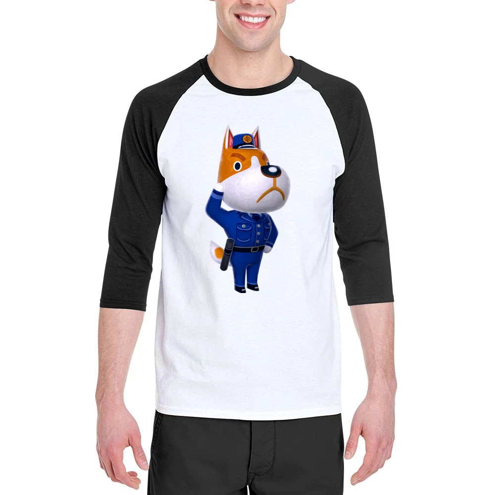 Copper From Animal Crossing Nintendo Character Video Game Men 3/4 Sleeve T-Shirt
