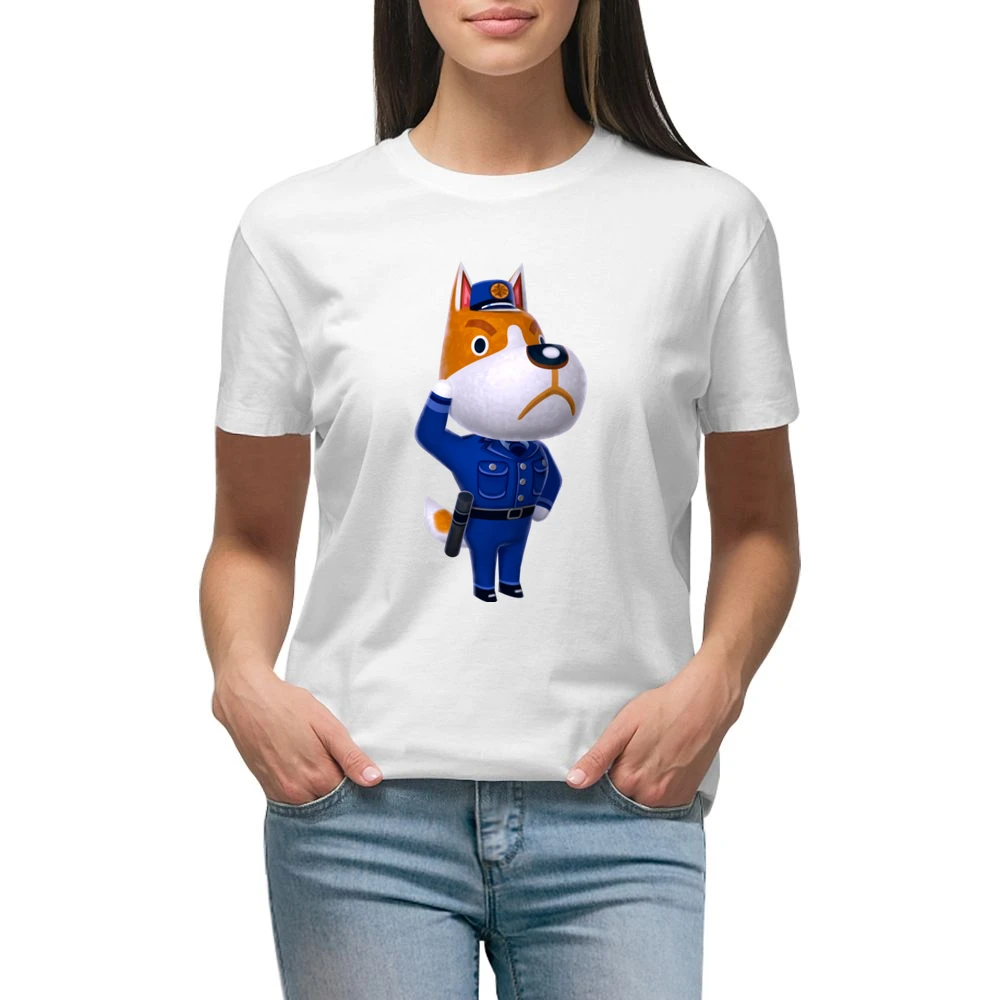 Copper From Animal Crossing Nintendo Character Video Game Premium Women Ladies T-shirt