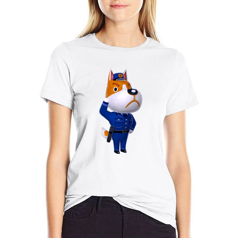 Copper From Animal Crossing Nintendo Character Video Game US Size Women Ladies T-shirt