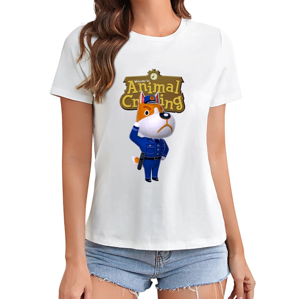 Copper From Animal Crossing Nintendo Video Game Fan Asian Size Women Ladies T-shirt