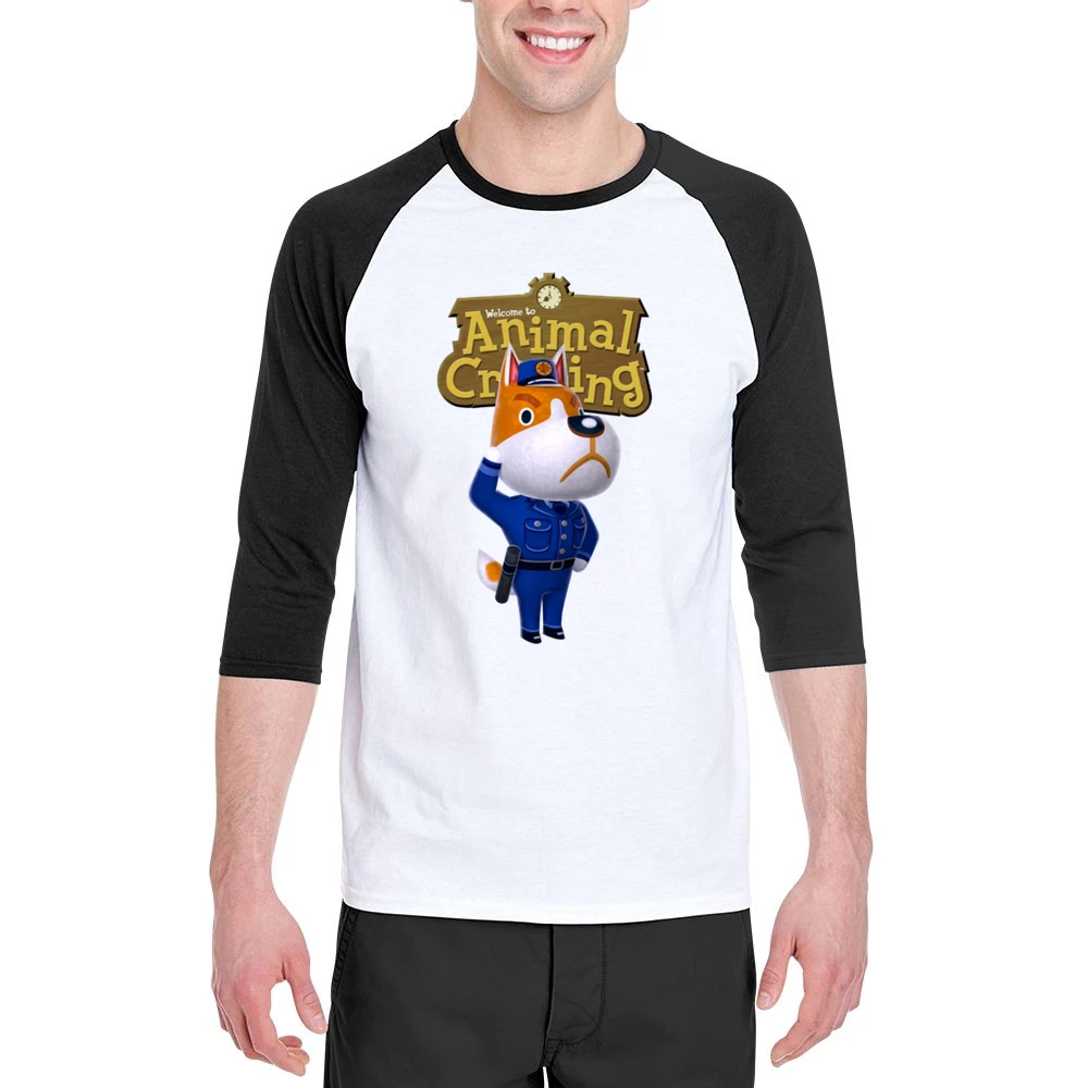 Copper From Animal Crossing Nintendo Video Game Fan Men 3/4 Sleeve T-Shirt