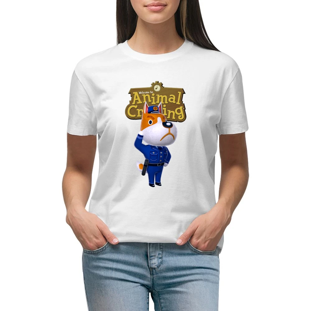 Copper From Animal Crossing Nintendo Video Game Fan Premium Women Ladies T-shirt