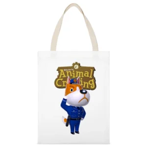 Copper From Animal Crossing Nintendo Video Game Fan White Canvas Tote Shopping Bag