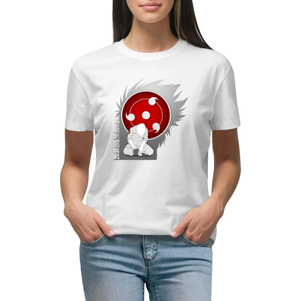 Copy Ninja hatake Kakashi the sharingan Naruto Shippuden anime manga T Premium Women Ladies T-shirt