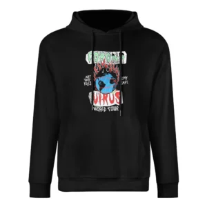 Corona Virus World Tour Pandemic Vintage Band Tee Graphic European Size Men Hoodie