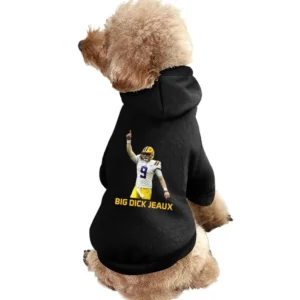 Corrected Big Dick Jeaux Joe Burrow Lsu Louisiana Football Sports Fan Pet Apparel Clothes