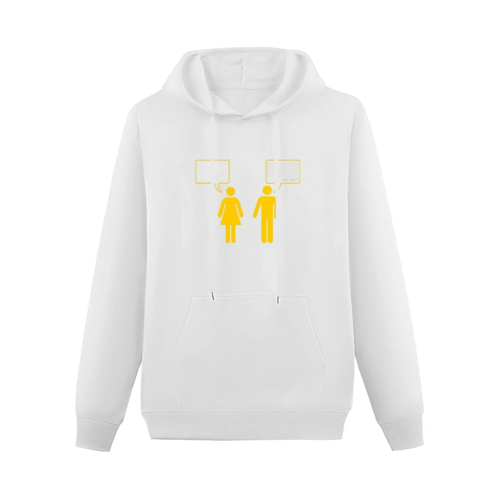 Couple argue oh eh do not understand funny Men Hoodie With Pocket