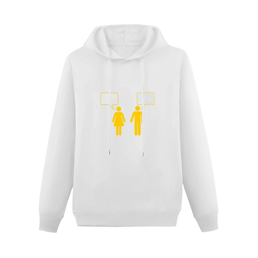 Couple argue oh eh do not understand funny Men Hoodie Without Pocket