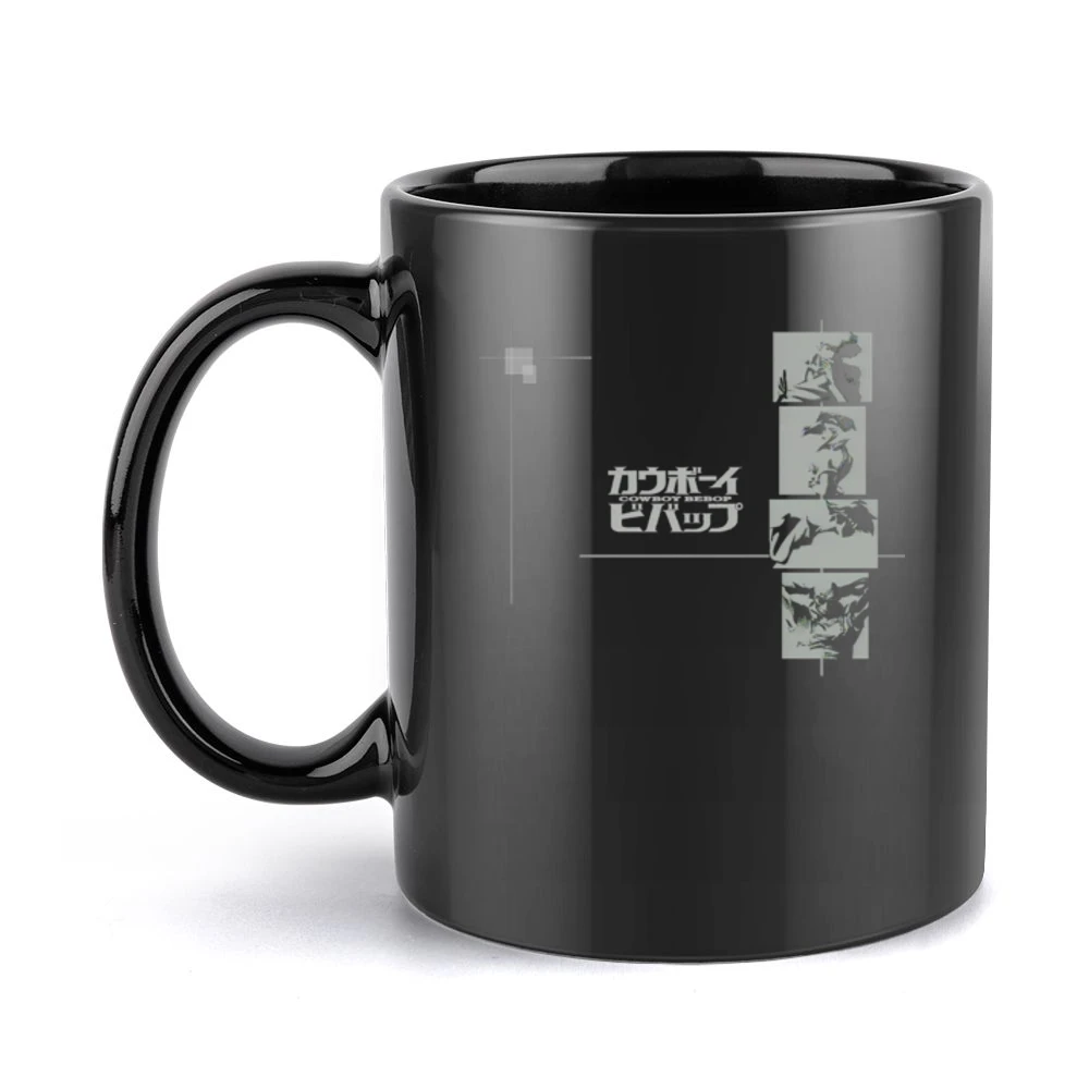 Cowboy Bebop space ship crew bounty hunter Spike faye Radical Ed Jet a Black Mug