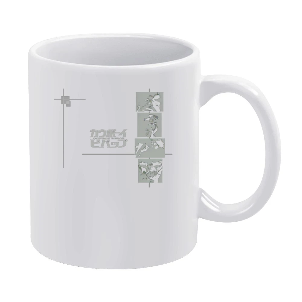 Cowboy Bebop space ship crew bounty hunter Spike faye Radical Ed Jet a White Mug