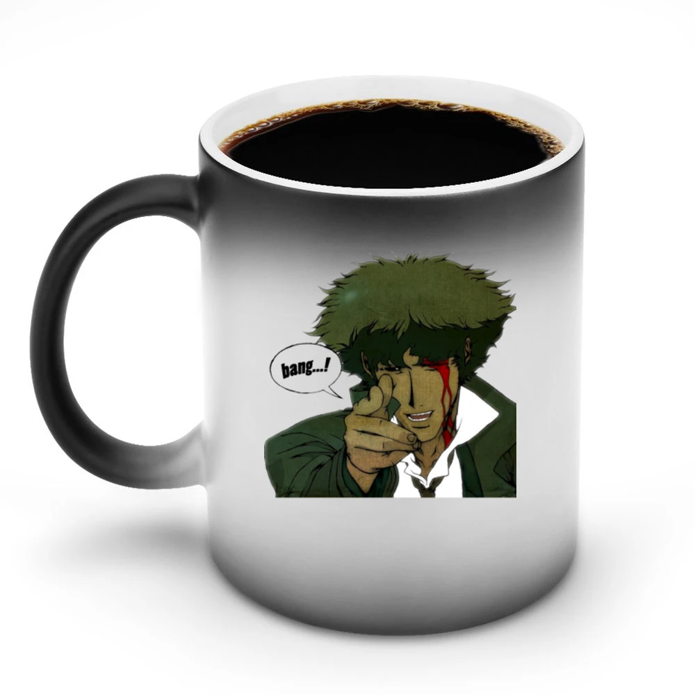 Cowboy bebop bounty hunter Spike spiegel Bang ! Discoloration Mug