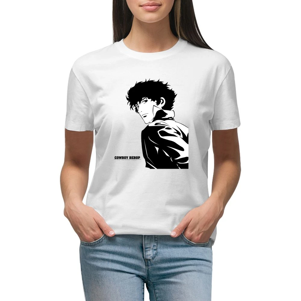 Cowboy bebop bounty hunter Spike spiegel Premium Women Ladies T-shirt