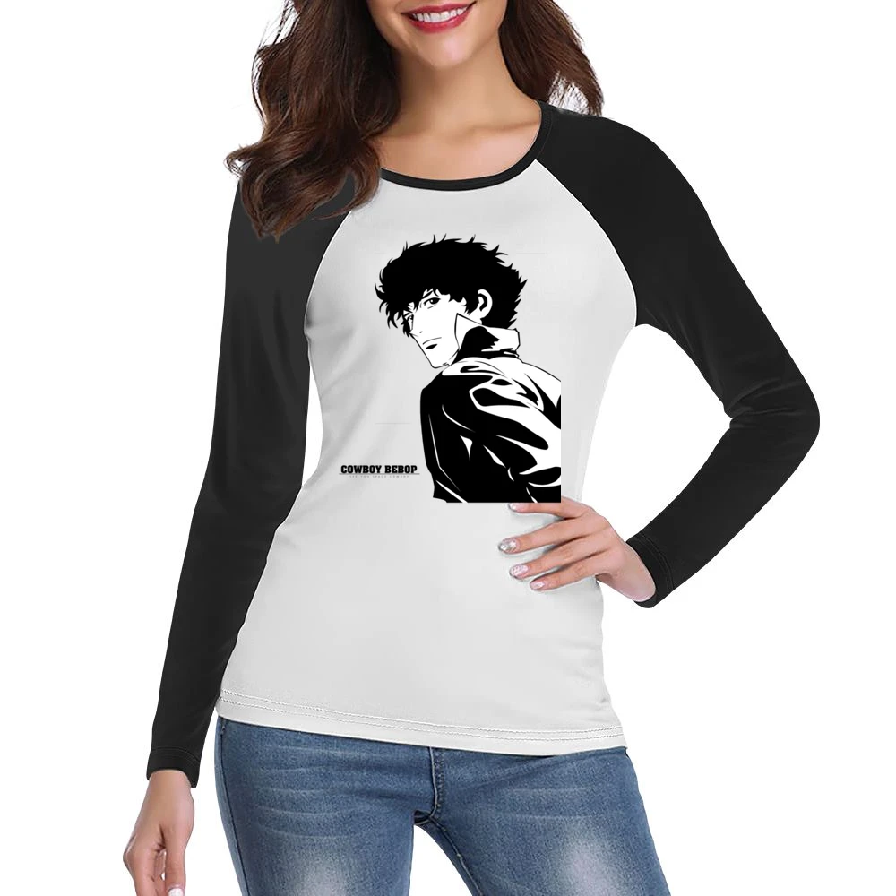 Cowboy bebop bounty hunter Spike spiegel Women Ladies Long Sleeve T-Shirt