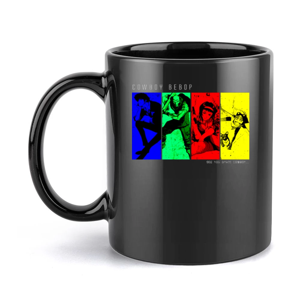 Cowboy bebop bounty hunter see you space cowboy Spike Spiegel-Jet Blac Black Mug