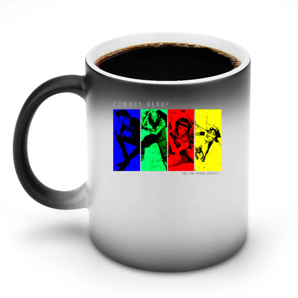 Cowboy bebop bounty hunter see you space cowboy Spike Spiegel-Jet Blac Discoloration Mug