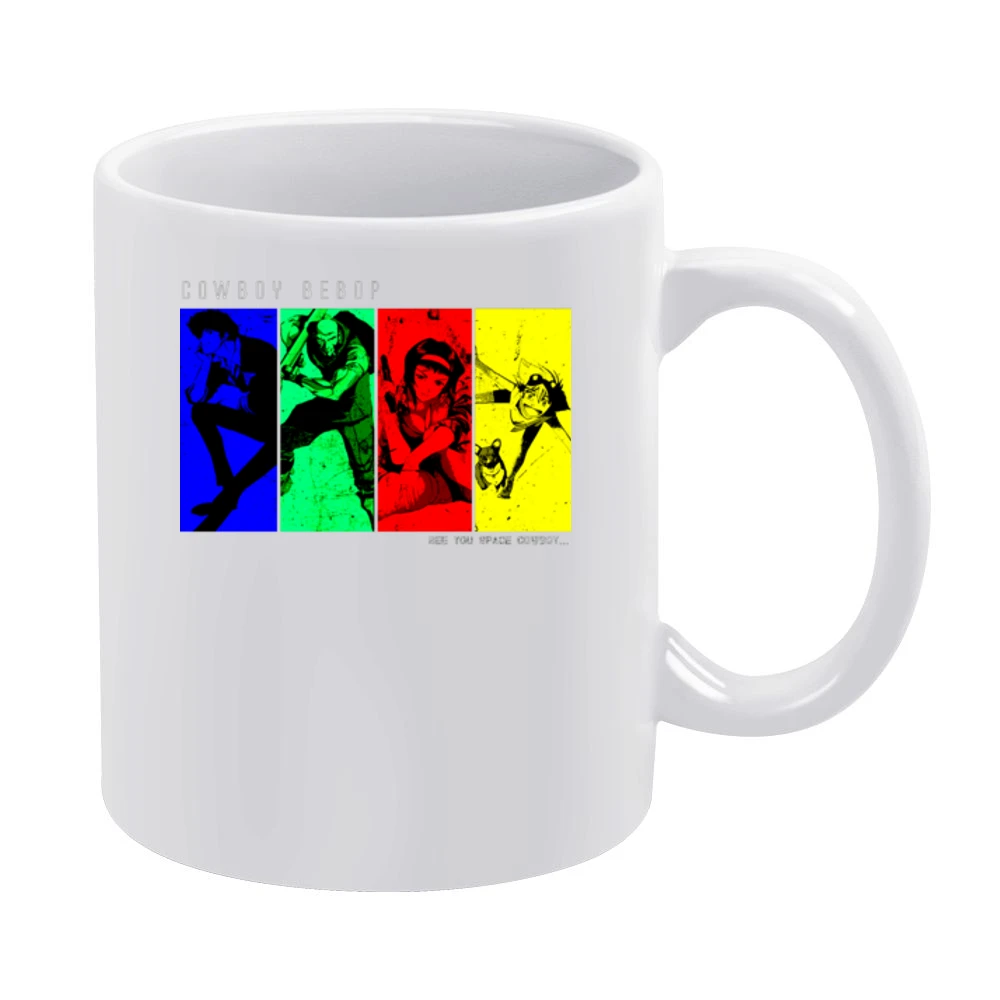 Cowboy bebop bounty hunter see you space cowboy Spike Spiegel-Jet Blac White Mug