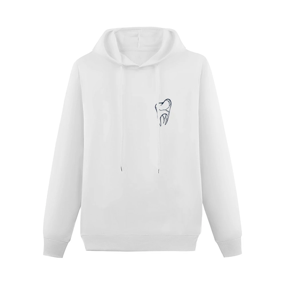 Cracked Tooth Popular Fun Grunge Graphic Tee Shirt Men Hoodie Without Pocket