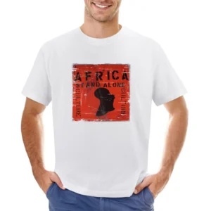 Culture Africa Stand Alone Album Cover Distressed Image Asian Size Men T-Shirt