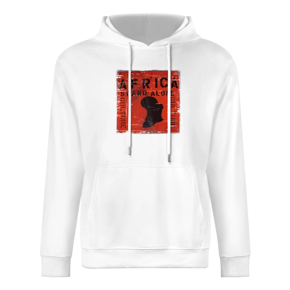 Culture Africa Stand Alone Album Cover Distressed Image European Size Men Hoodie