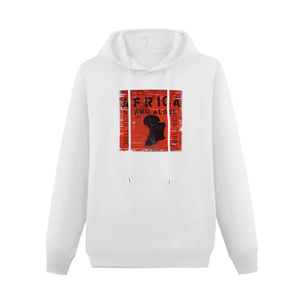 Culture Africa Stand Alone Album Cover Distressed Image Men Hoodie With Pocket