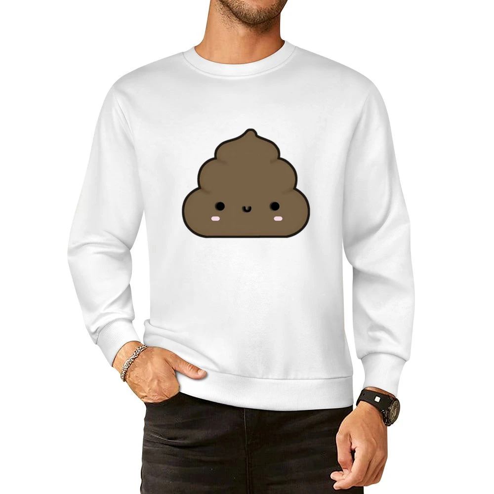 Cute Little Poop Adorable Cartoon Tee Shirt European Size Pullover Sweater