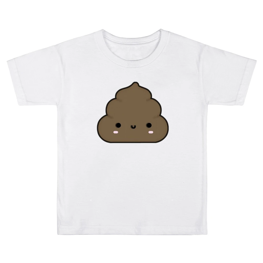 Cute Little Poop Adorable Cartoon Tee Shirt Kids Boys Girls T-Shirt