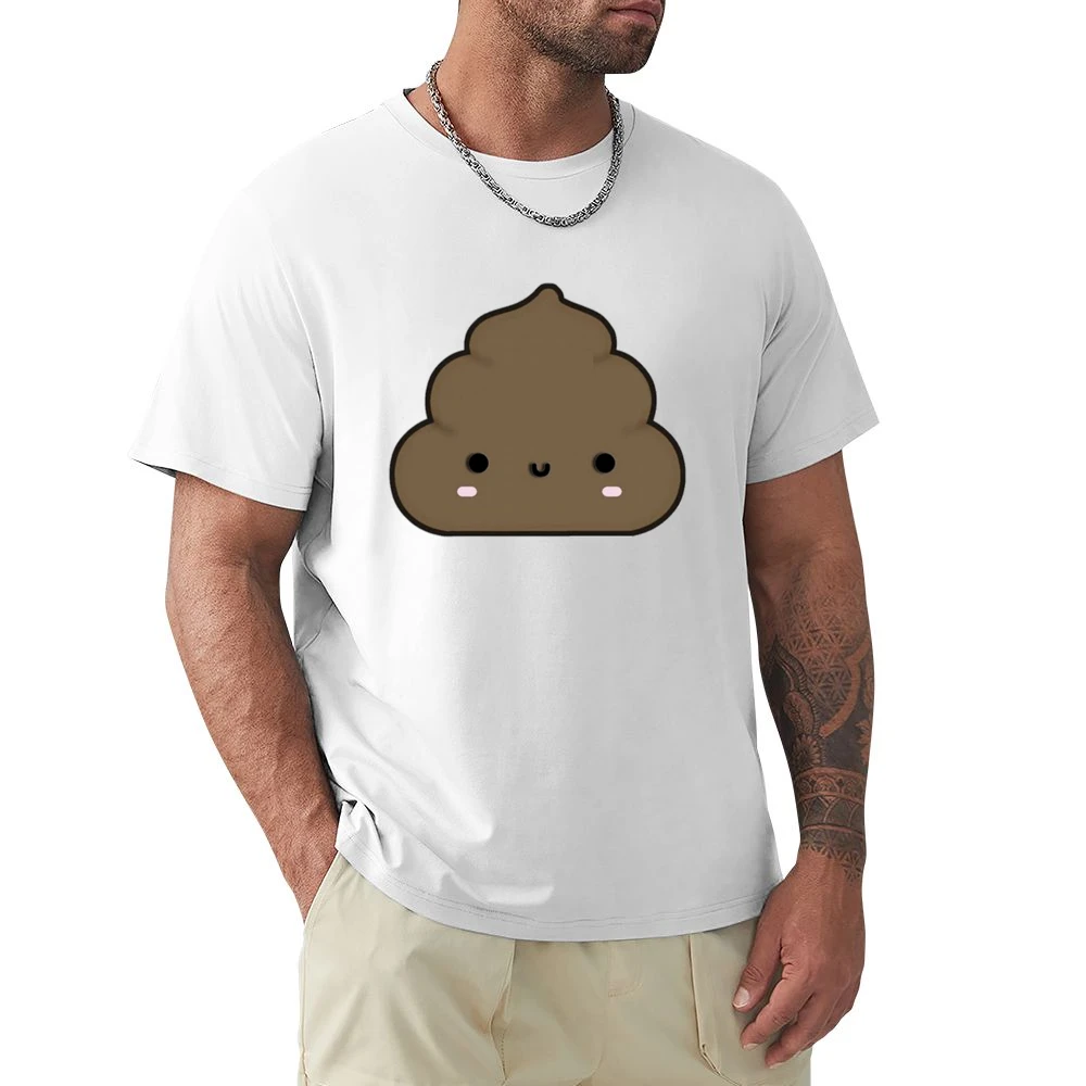 Cute Little Poop Adorable Cartoon Tee Shirt Premium Men T-shirt