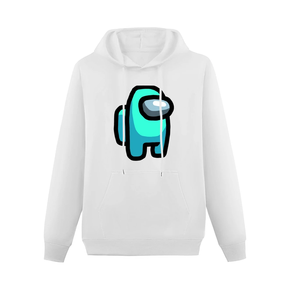Cyan Suspect Fun Video Game Fan Men Hoodie With Pocket