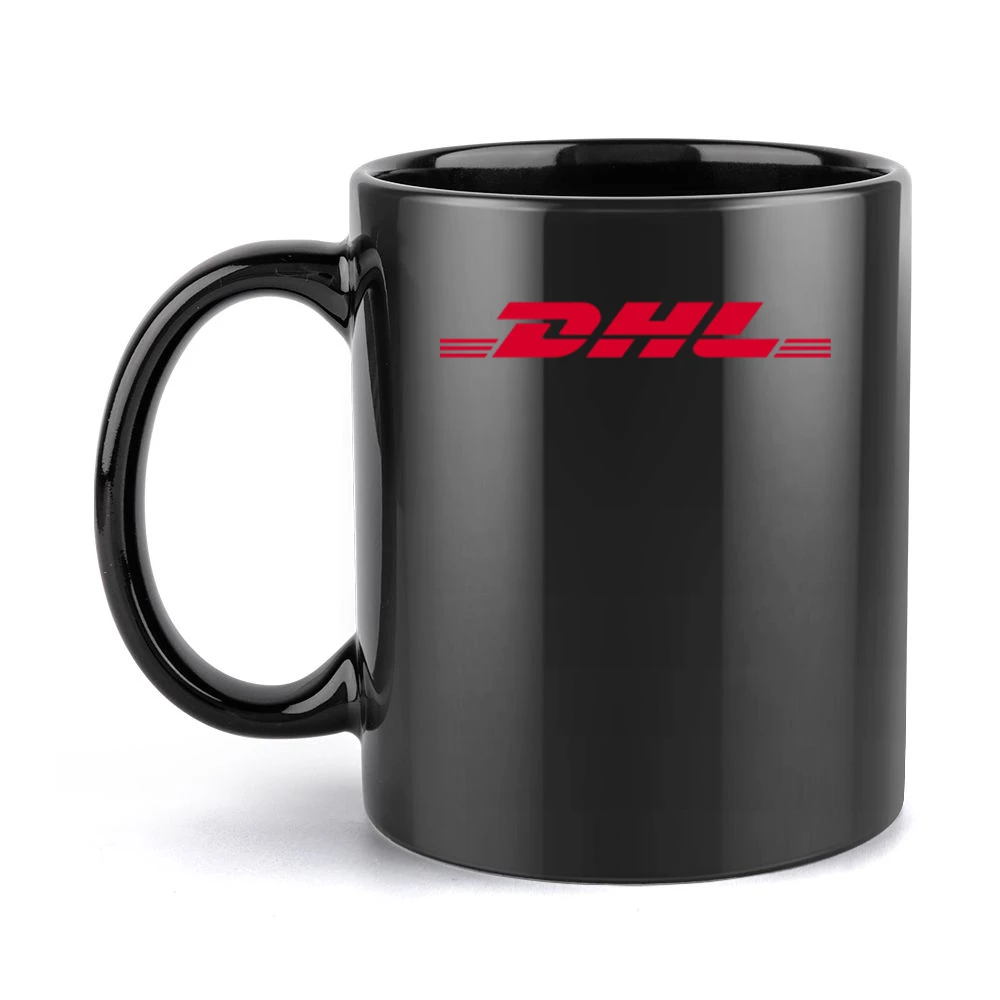 DHL Popular Graphic Logo Tee Shirt Black Mug