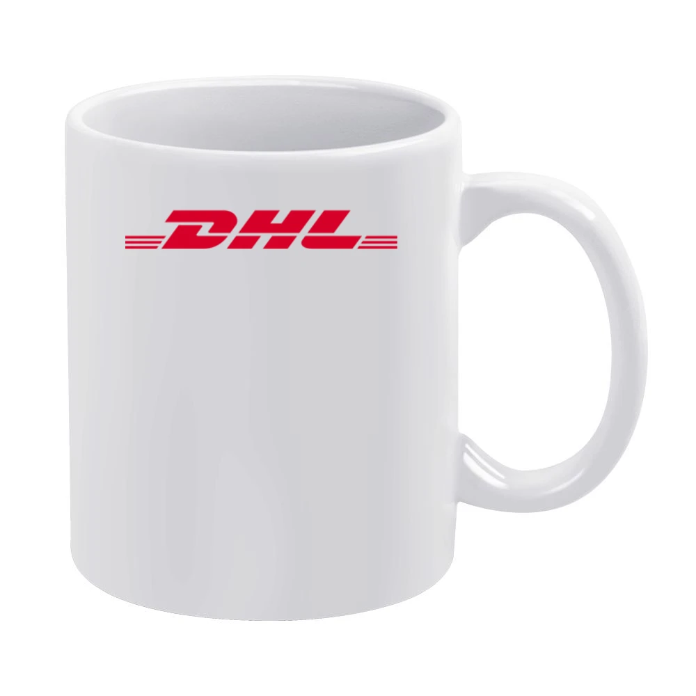 DHL Popular Graphic Logo Tee Shirt White Mug