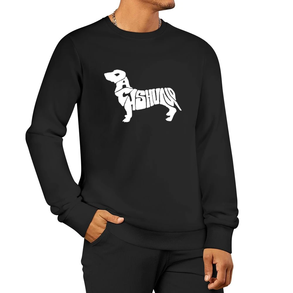 Dachshund Men Pullover Sweatshirt